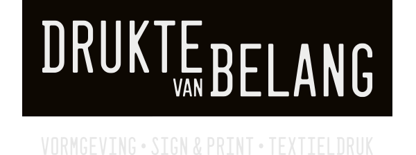 Drukte van Belang - textieldruk - sign&print - vormgeving